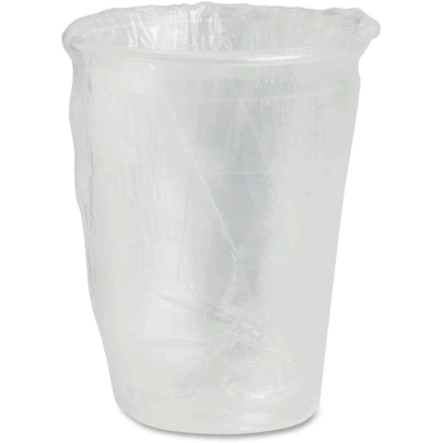 Individually Wrapped 9oz Plastic Cup Package of 1000 Per Case