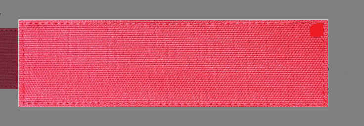 M5001RW PANEL ID BLANK NYLON RED REFLECTIVE ( EA 1 ), Bees Medical