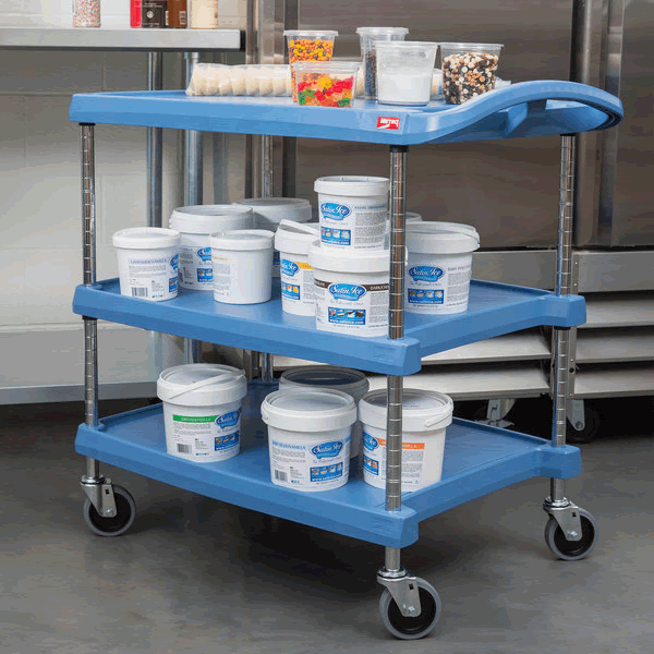 myCart Series Polymer Utility Carts by InterMetro