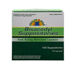 Geri Care Bisacodly 10mg Suppositories - 12 ea