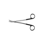 Ribbon Scissors 4 in Curved 15mm Blunt/Blunt - Delasco