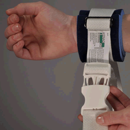 Patient Restraints: Soft Limb Holders (Buckle for Cuff Closure)