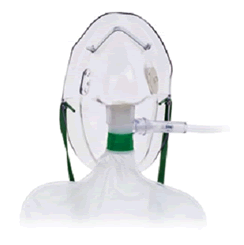 1061 MASK OXYGEN ADULT 3-IN-1 W/ 7FT TUBING & 750ML BAG ( CS 50 ), Bees ...